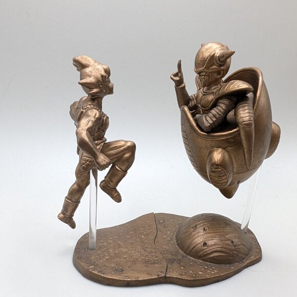 Capsule Megahouse Dragon Ball figure figurine Goku vs Frieza diorama Bronze - Picture 1 of 9